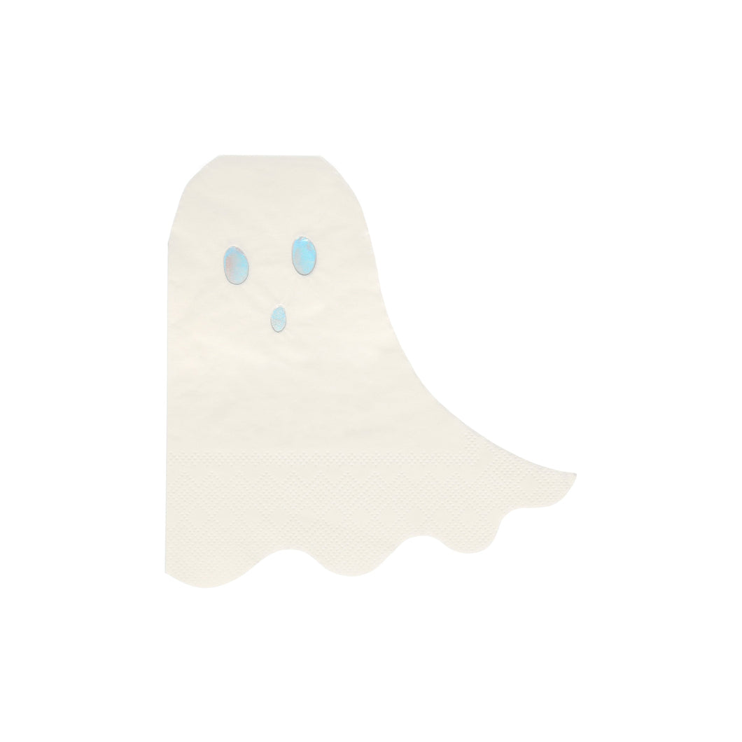 Meri Meri Halloween Holographic Ghost Napkins