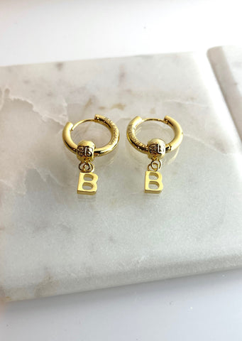 Louis Vuitton Brown Wild LV Mini Hoop Earrings – The Closet