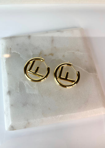 Gold LV Hoops – Simply Caii