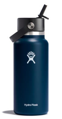 Hydro Flask 12oz Kids Wide Mouth Bottle with Straw Lid Wisteria