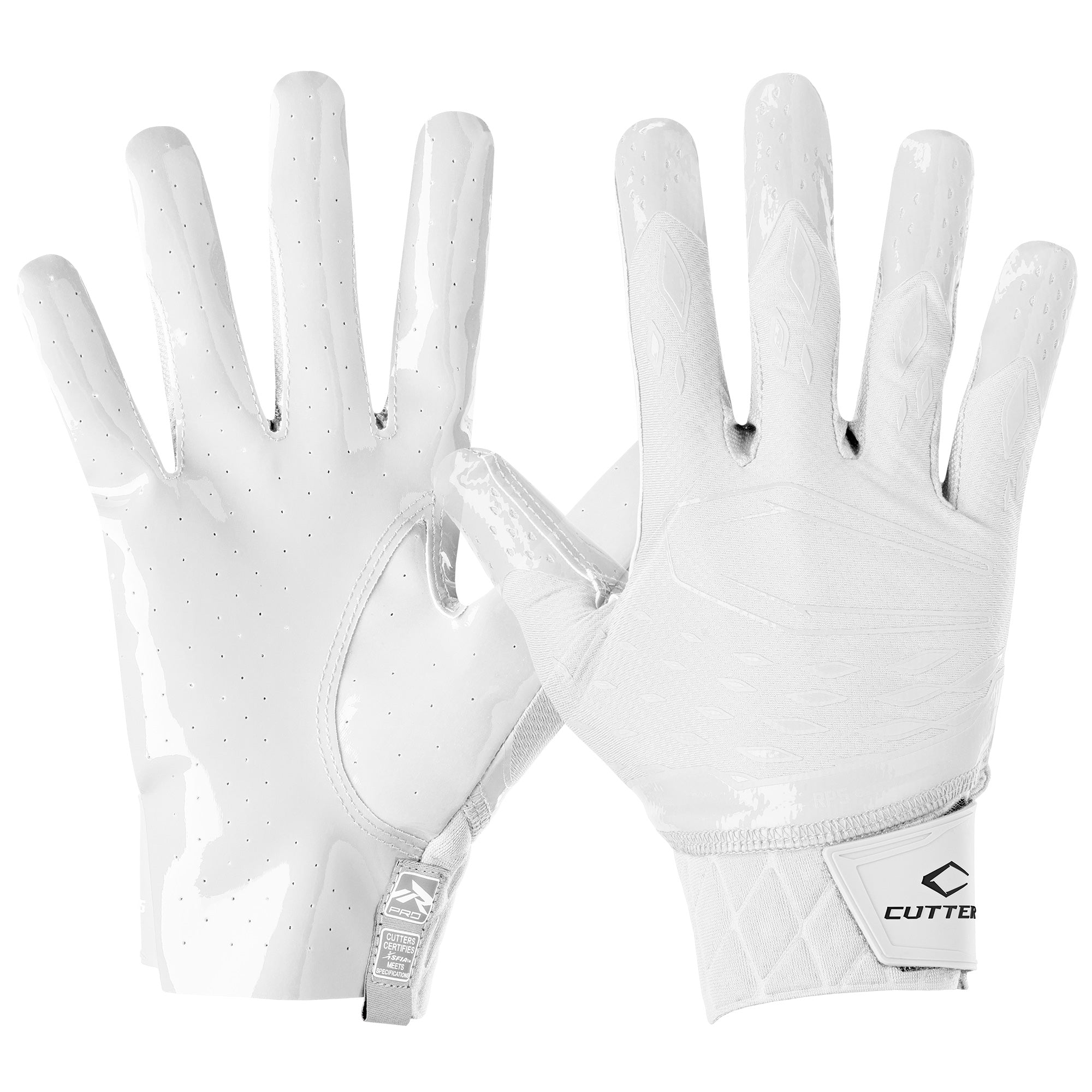 Youth Under Armour F8 Football Gloves – WHITE – CSC