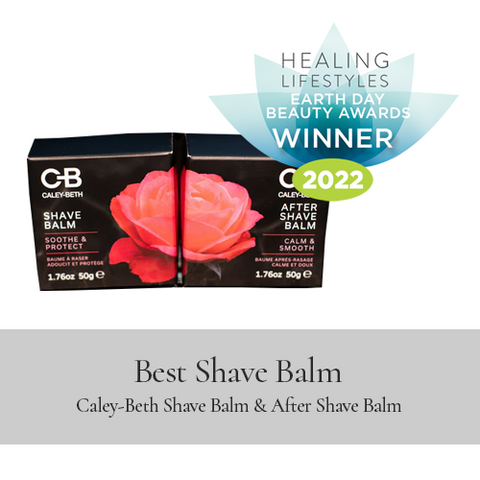 Caley-Beth Shave Balm & After Shave Balm wins at Earth Day Beauty Awards.