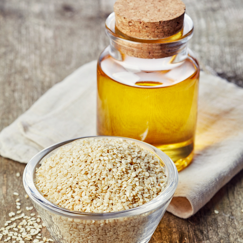 Sesame Oil:  An antioxidant to soothe and moisturize dry, itchy skin.