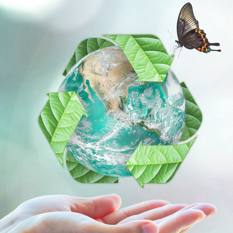 Save the planet by reducing waste and recycling.