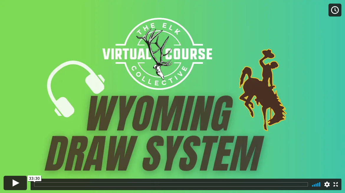 Wyoming Elk Draw Information 2021 The Elk Collective