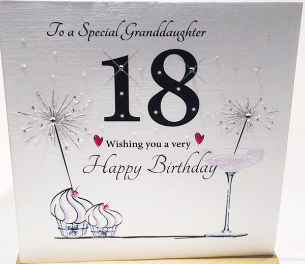 18th Birthday Card For Granddaughter 