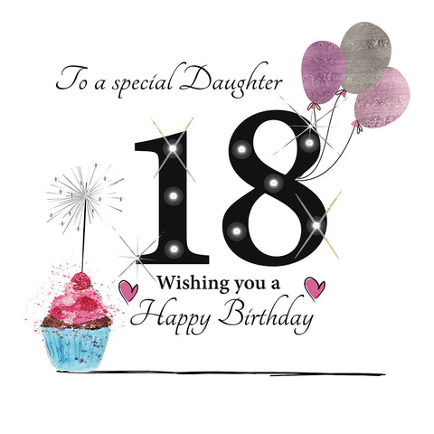 18th Birthday Card For A Special Daughter (18th birthday card daughter ...