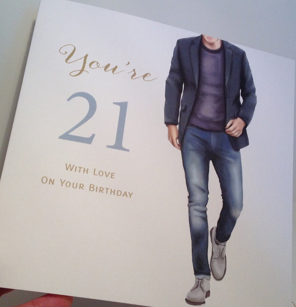 Happy 21st Birthday Card For Boys (1999, 21st birthday ...