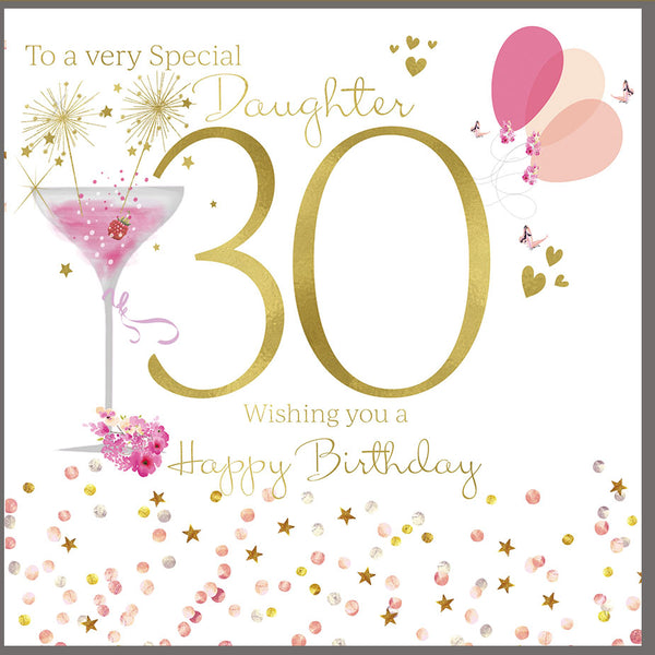 Happy 30th Birthday Card Daughter (1989, 30th greeting card) | Greeting ...