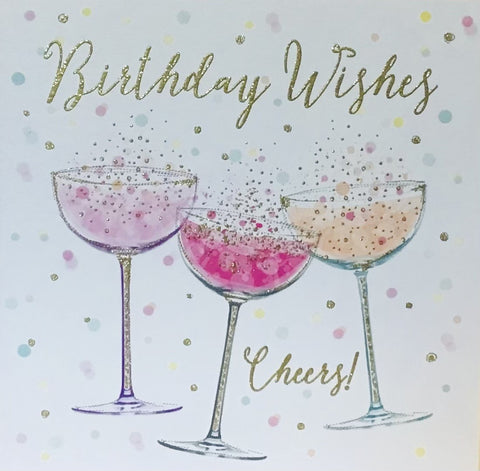 Cocktails Happy Birthday Card (5060387252176, birthday card female ...