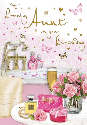 Aunt Birthday Card - HerbysGifts.com