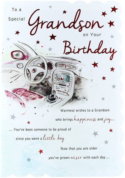 Grandson Birthday Card (Birthday Card Grandson, birthday cards for ...