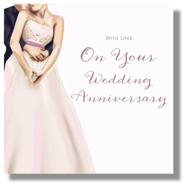 On Your Wedding Anniversary Card Wedding Anniversary Card Greeting Cards Herbys Year Gifts Greetings Cards Calendars