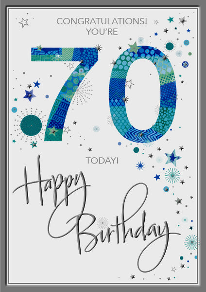 70th Birthday Card Man 70th Birthday Card 70th Birthday Card For A 