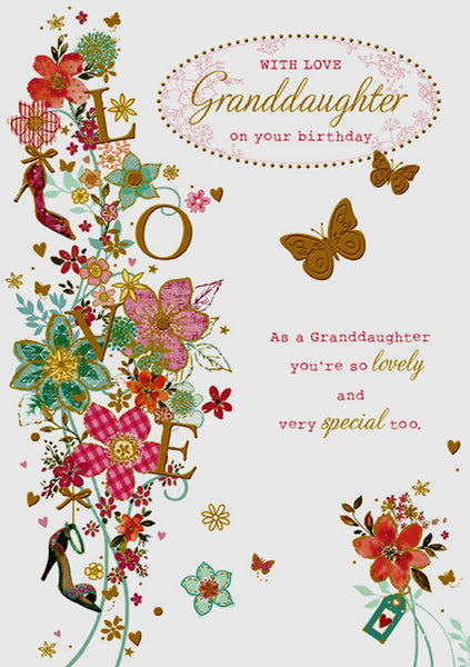 free printable birthday cards for granddaughter free printable card