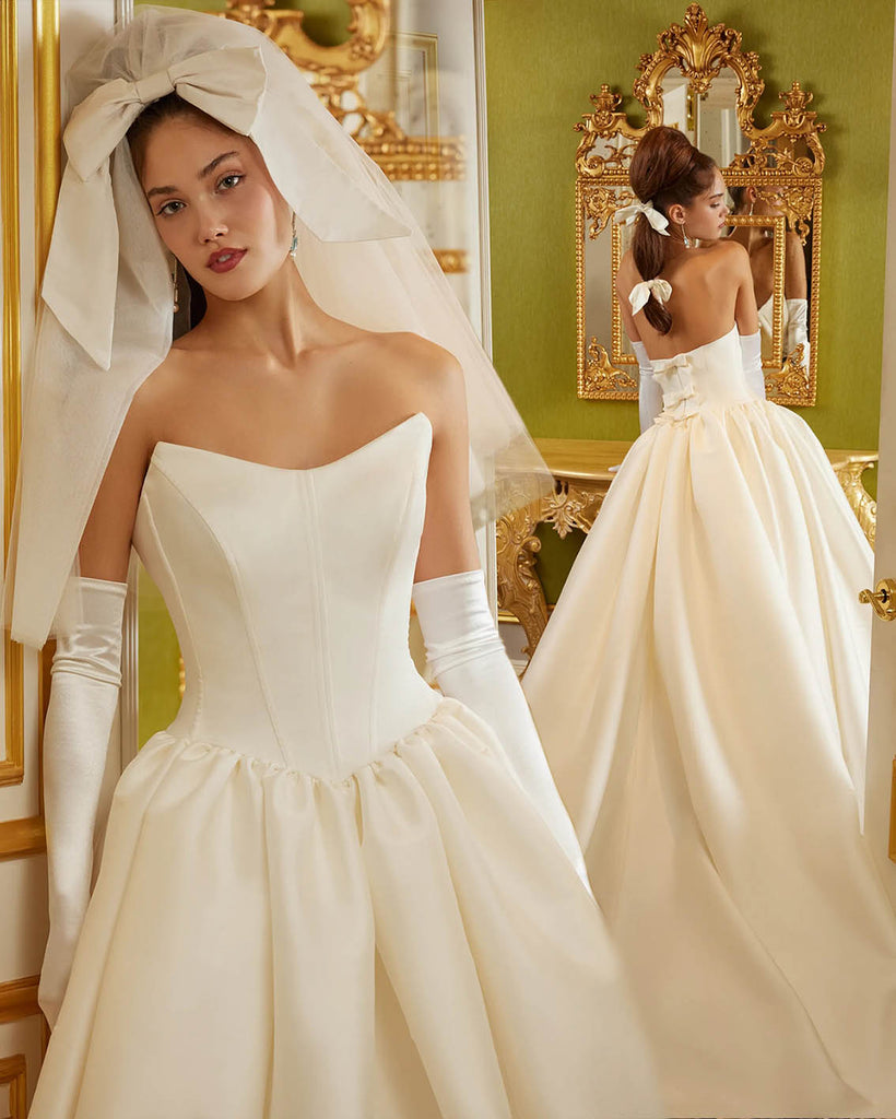 2025 bow wedding dress trends