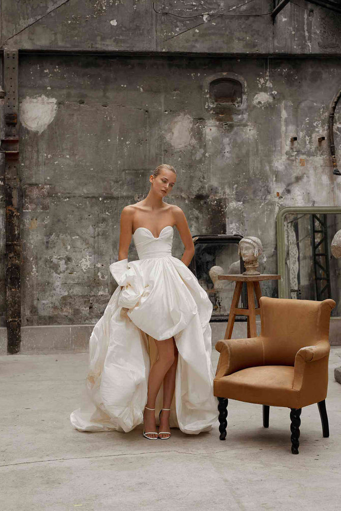 2025 satin bubble wedding dress