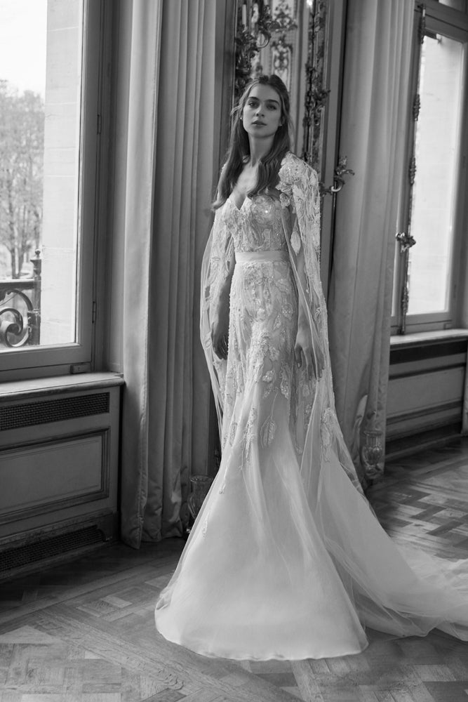 BST váy cưới dạ hội Elie Saab Bridal Spring 2019 áo cưới cape may áo cưới công chúa tp hcm sài gòn meera meera fashion concept