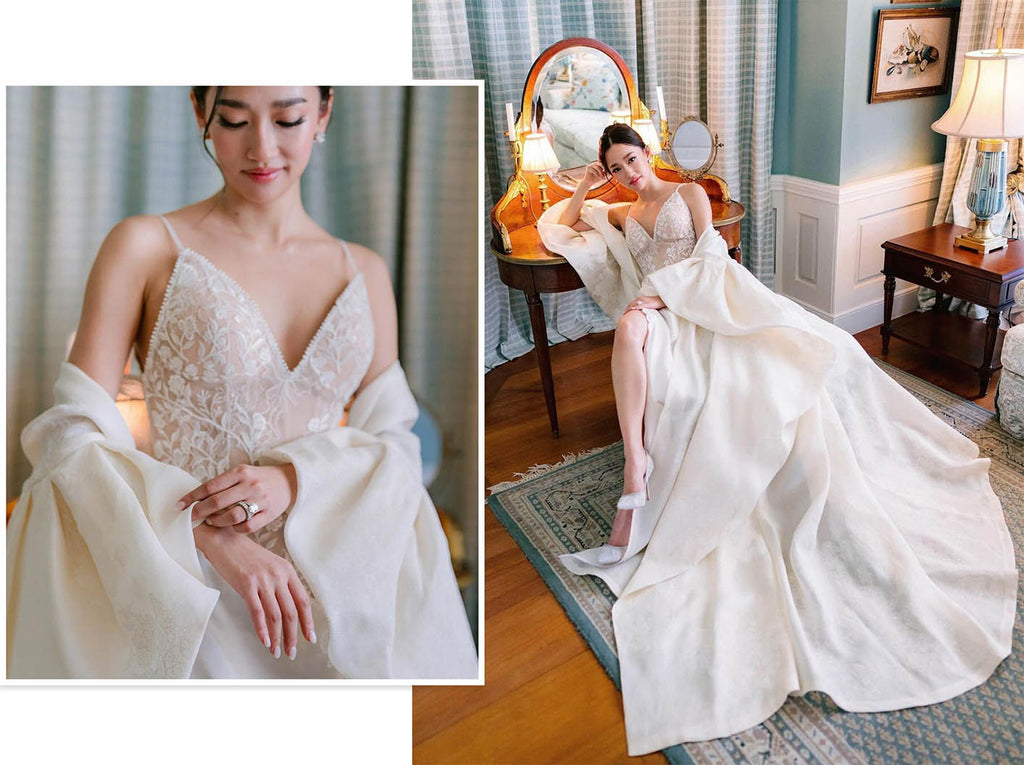 áo cưới bridal robe thiết kế riêng