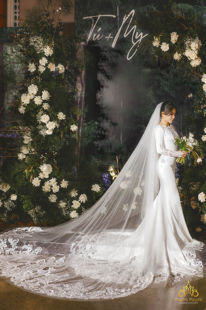 bespoke couture wedding veil