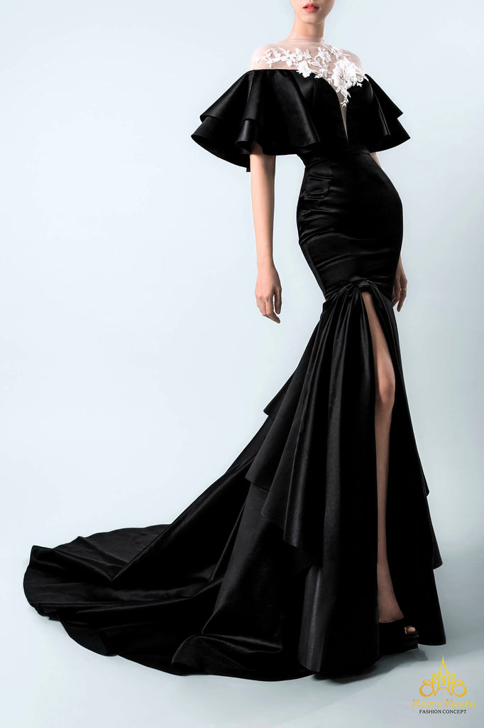 black wedding dress spring 2025