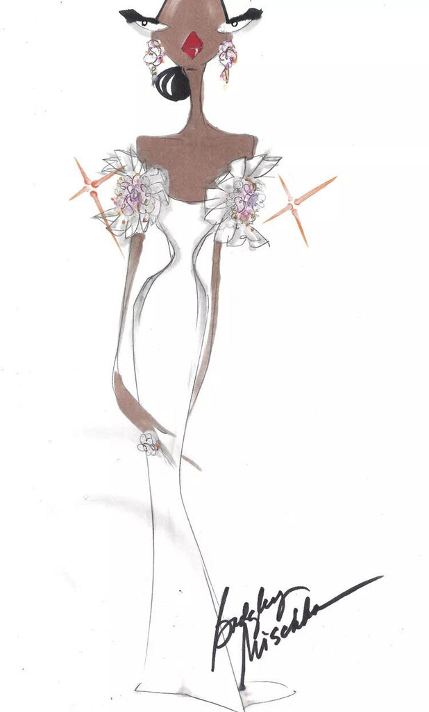 fall 2024 wedding dress sketch