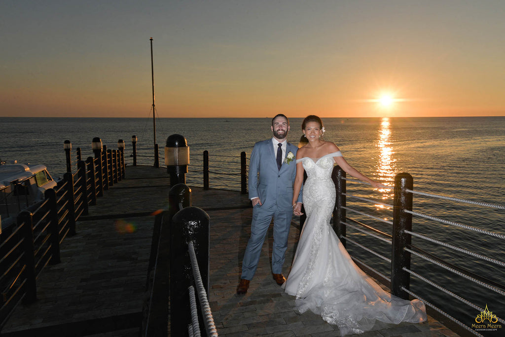 best sunset beach wedding