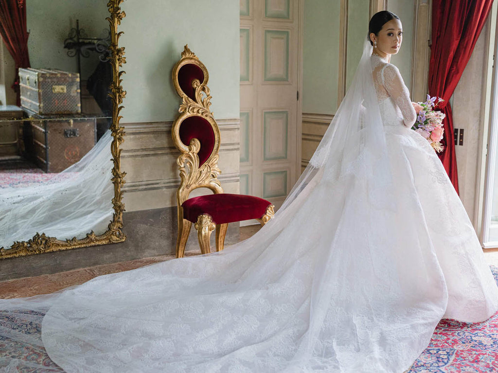 wedding veils worn by real brides