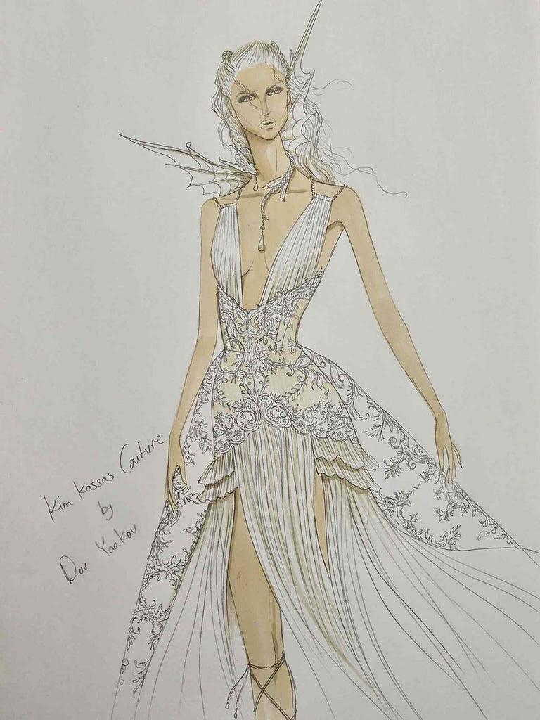 bridal spring 2025 sketch