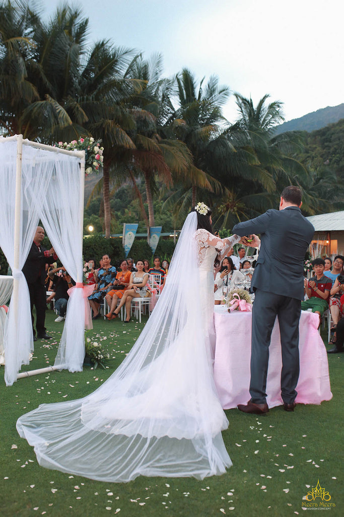 custom beach wedding dress