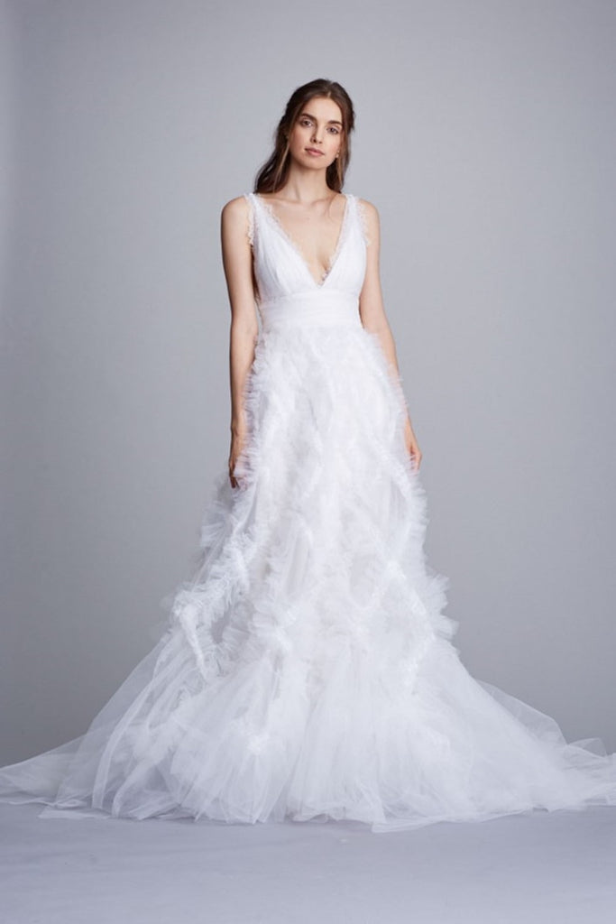  Xu hướng áo cưới đẹp thu đông 2018 Marchesa Notte Fall 2018 xưởng may áo cưới cao cấp Meera Meera Bridal