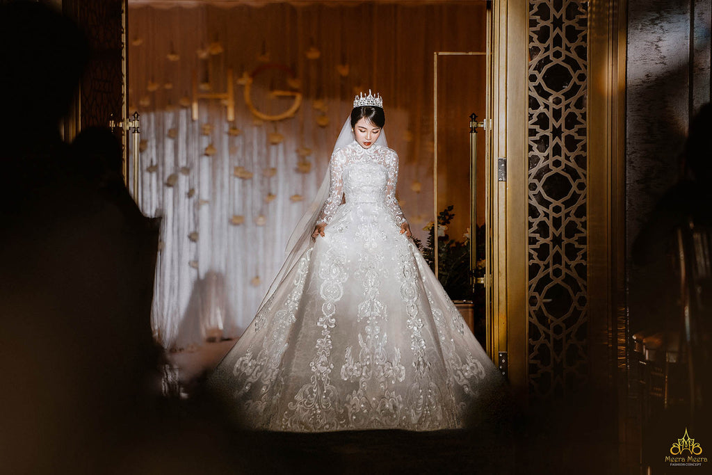 couture ceremony wedding dress