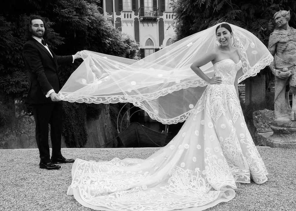 custom made bridal veil design
