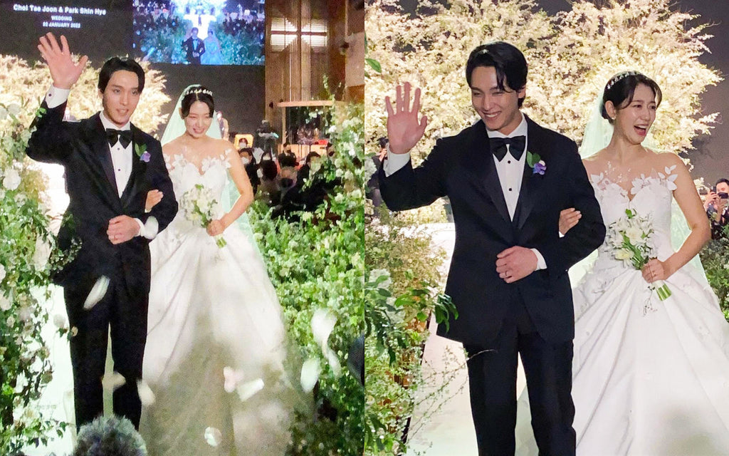 đám cưới nữ diễn viên park shin hye và choi tae joon