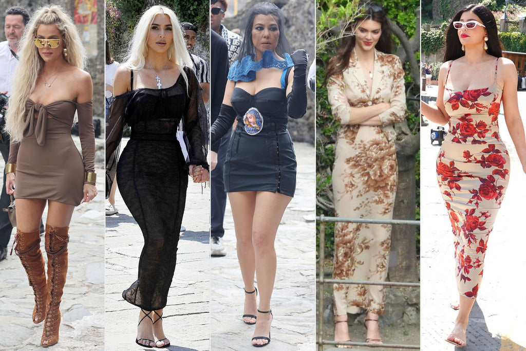 đầm dạ hội Dolce & Gabbana của gia đình Kim Kardashian