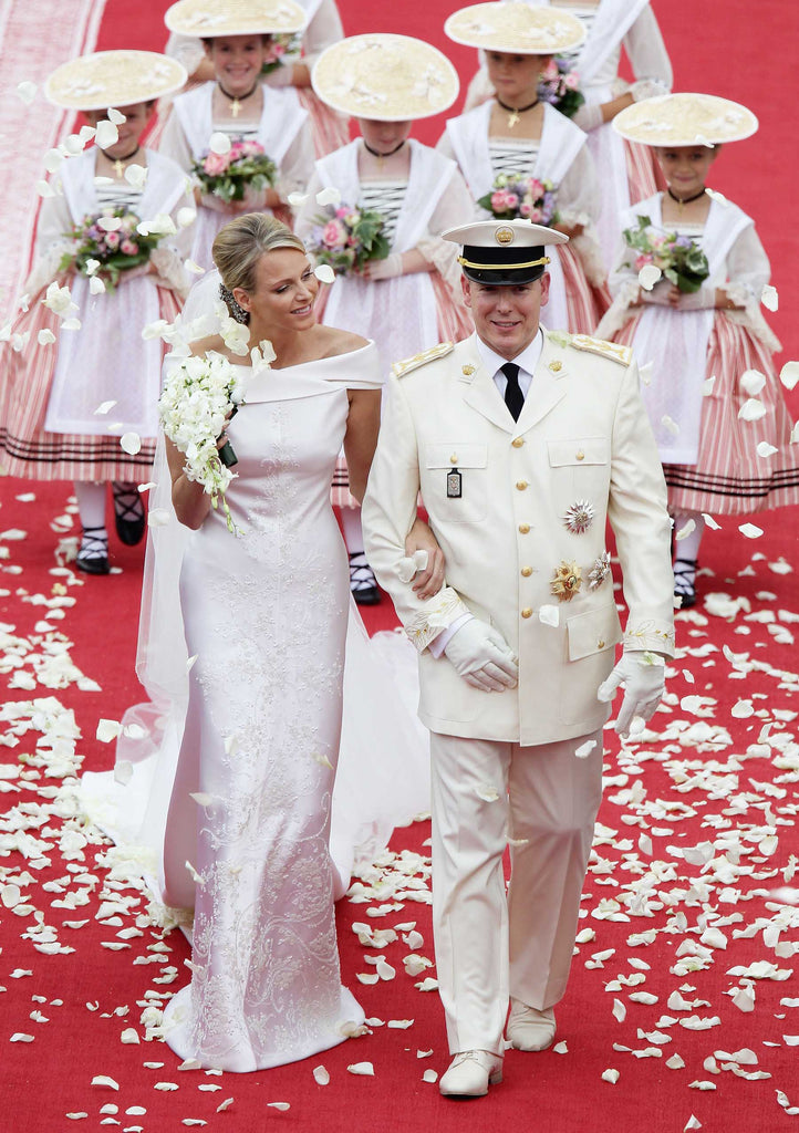 dam cuoi hoang gia tien ty Prince Albert II Princess Charlene royal wedding
