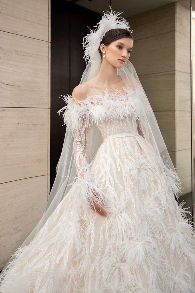 dự báo xu hướng áo cưới đẹp mùa cưới 2022 Elie Saab Meera Meera Bridal