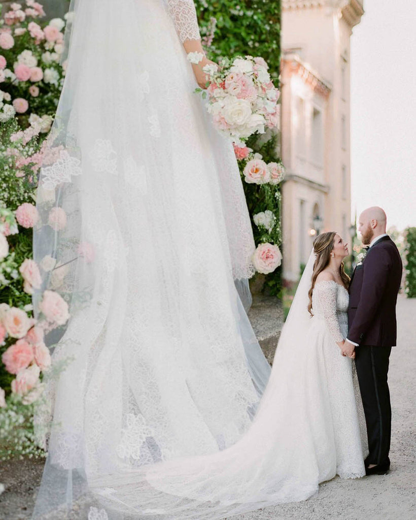 fairytale plus size lace wedding dress