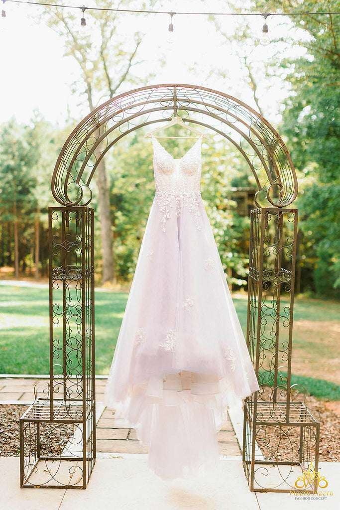 garden themed wedding dress