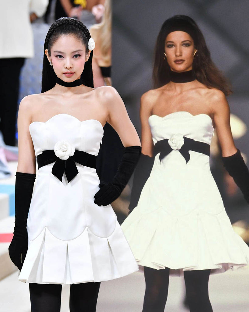 jennie diện váy cưới mini dress dự met gala