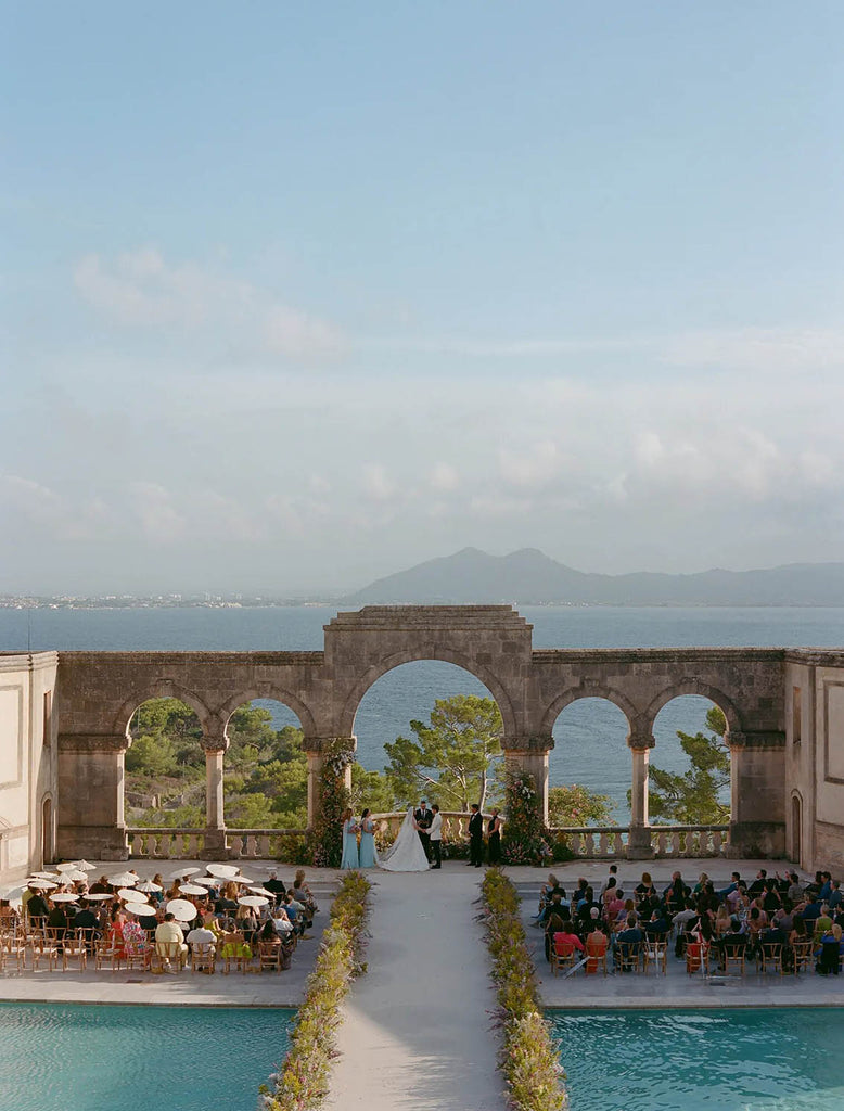 la fortaleza mallorca spain wedding ceremony