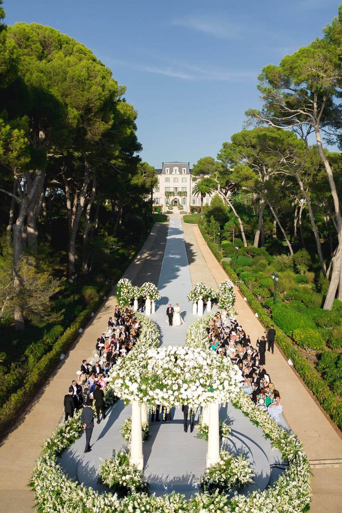 lễ cưới thượng lưu ở khách sạn hotel du cap eden roc