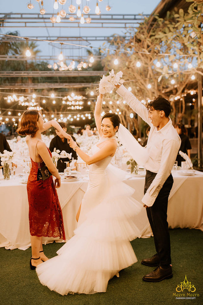 couture garden wedding dress