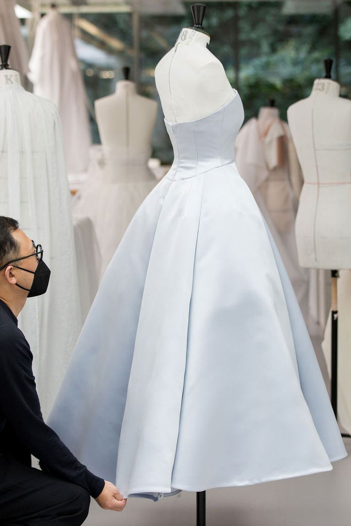 may đo thiết kế áo cưới ngắn couture theo chủ đề