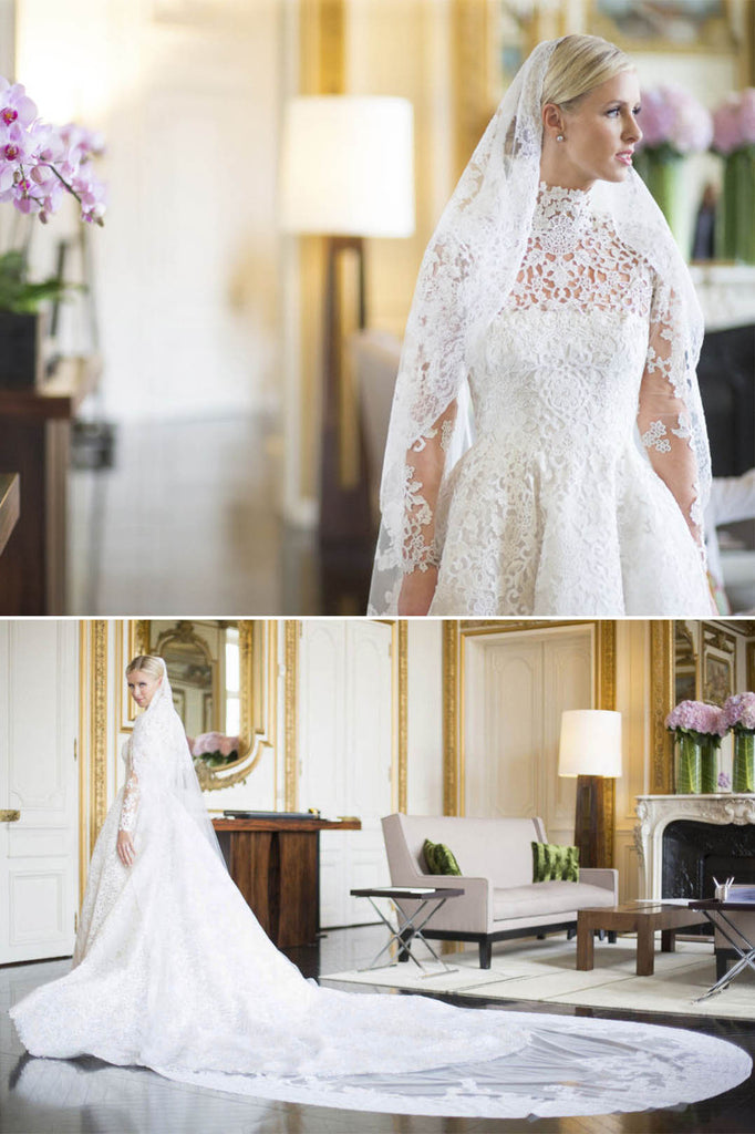 nicky hilton wedding veil