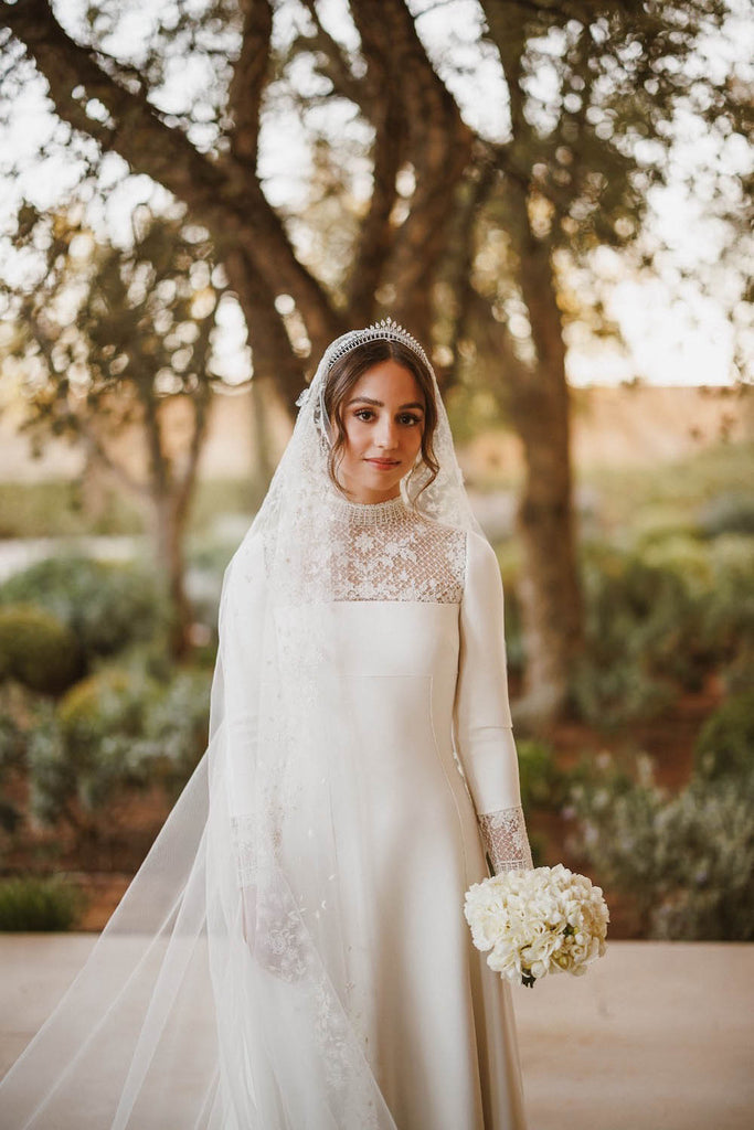 wedding dress of princess iman of jordan