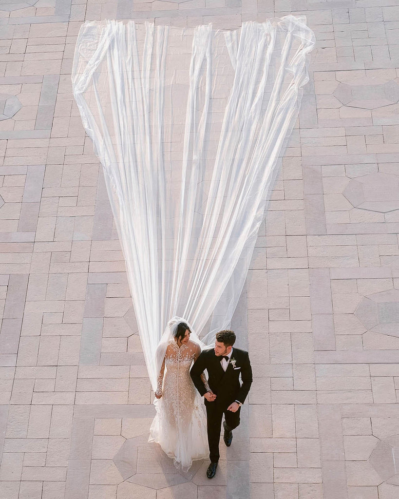 priyanka chopra iconic wedding veil