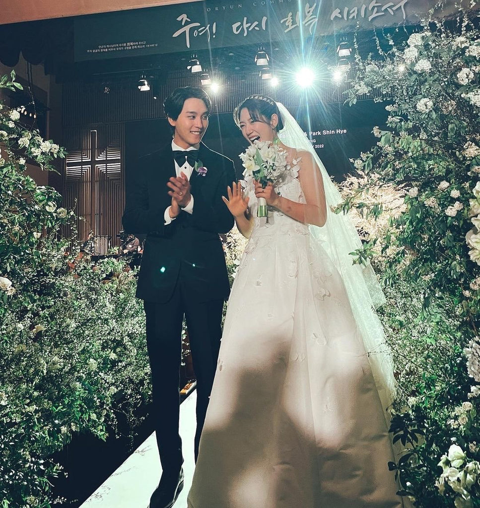 siêu đám cưới của park shin hye và choi tae joon