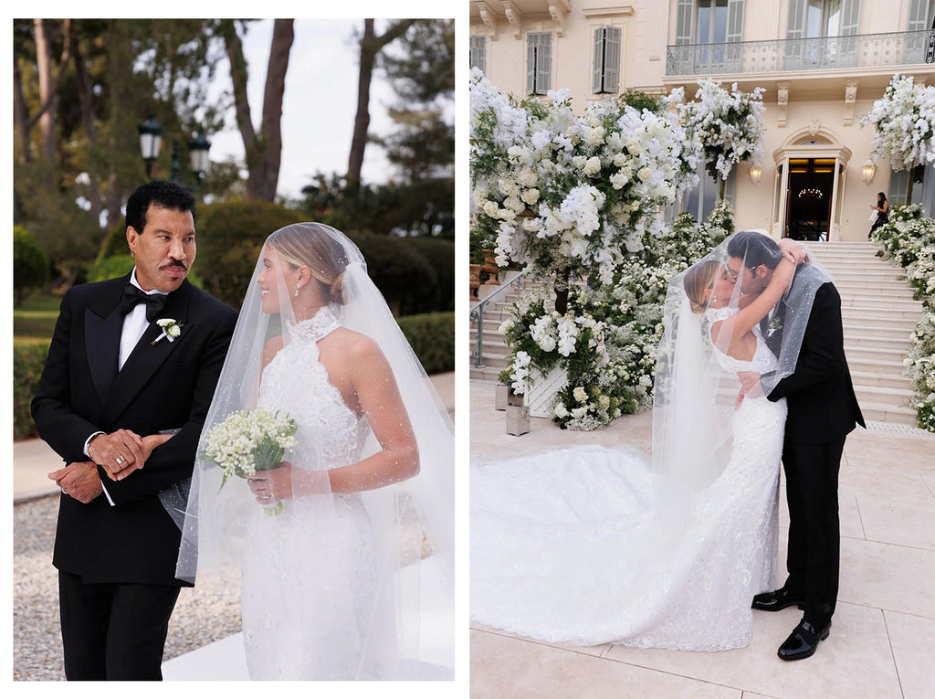 sofia richie bespoke wedding veil