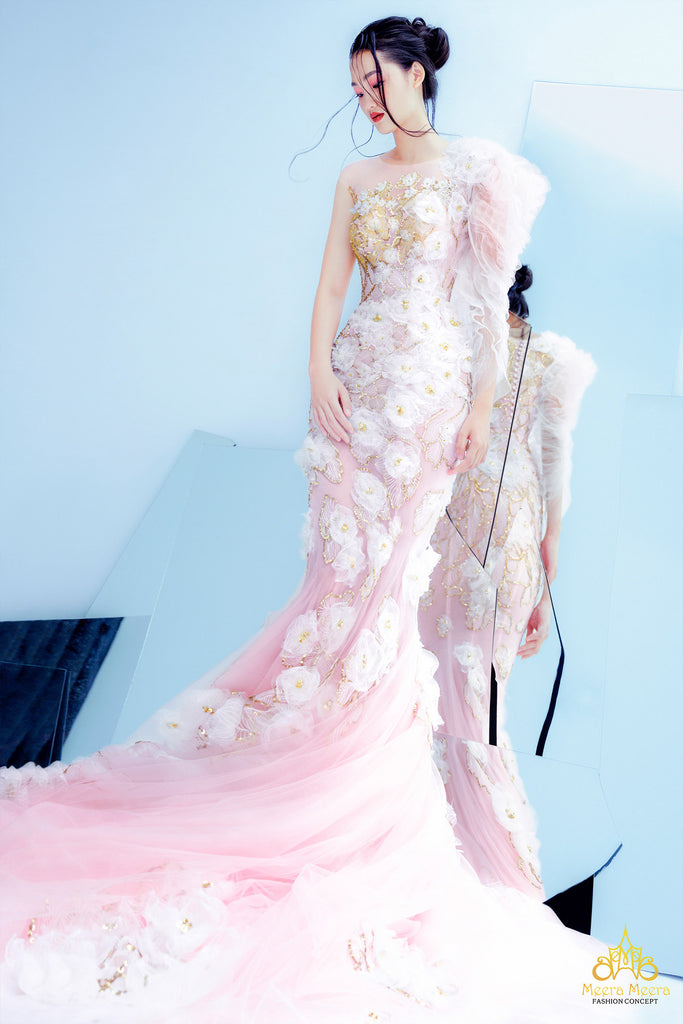 thiết kế may đo váy cưới couture cao cấp Meera Meera